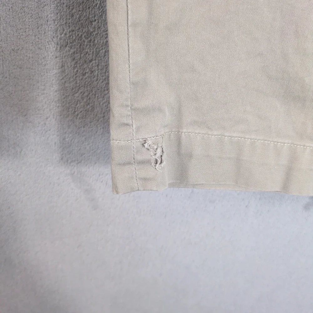 Polo Ralph Lauren Mens 40x30 Stretch Slim Fit Chino Khaki Pants Tan Preppy